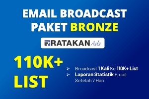 Email Broadcast Ads Paket BRONZE
