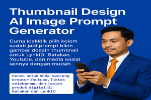 Thumbnail Design AI Image Prompt Generator