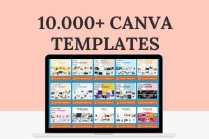 10.000+ Template Canva Premium Siap Pakai Tinggal Edit