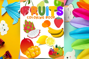 FRUITS COLORING BOOK